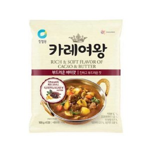 대상 청정원 카레여왕 부드러운 버터맛, 108g, 1개