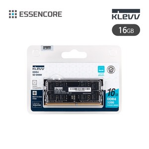 에센코어 KLEVV DDR4 16G PC4-25600 CL22 3200MHz 노트북용 파인인포 (하이닉스 칩 내장), 1개