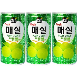 참맑은 매실 음료 업소용 175ml 30캔 x 3박스 총90캔, 90개