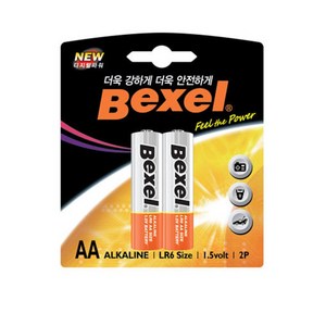 벡셀 알카라인 건전지 AA 2입 x 20개(40알) 1.5V LR6 디지털파워, 1개, 1개입