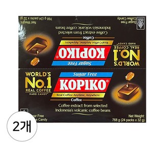 코피코 슈가프리 커피맛 캔디 24p, 32g, 48개