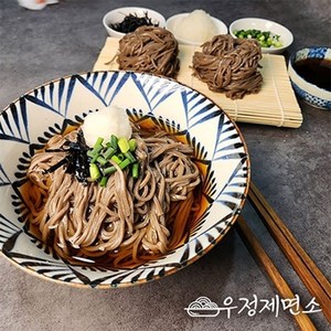 기타 [우정제면소] 메밀국수(소바) 12인분세트 (생면2kg+메밀장12봉), 1개, 1kg