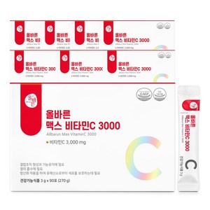 올바른 맥스 비타민C 3000, 8개, 90회분