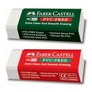 파버카스텔 PVC-FREE 18 85 39-18 95 20-지우개-fabe, 18 95 20 - 레드