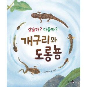 같을까? 다를까? 개구리와 도롱뇽, 바람 그림책, 천개의바람