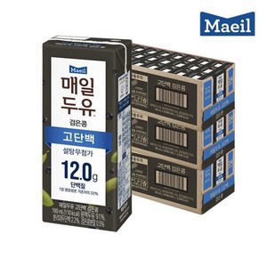 매일두유 고단백 검은콩 190ml 72팩, 72개