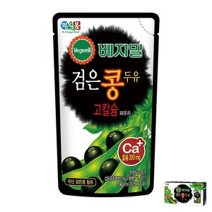 베지밀 검은콩 고칼슘 두유 파우치, 190ml, 60개