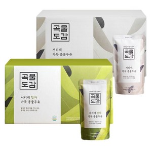 곡물도감 무가당 서리태 콩물두유 서리태맛 15입 + 말차맛 15입, 1세트, 180ml