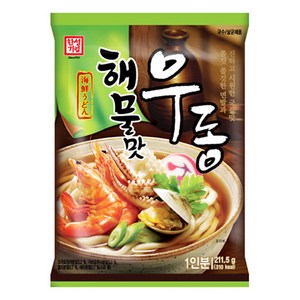 한성 해물맛우동 한박스 간편요리/식사대용/한끼식사/혼밥, 211.5g, 30개