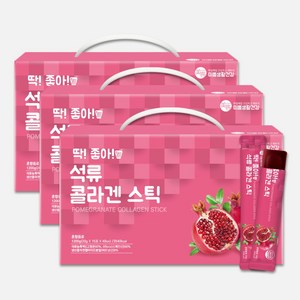 딱좋아 석류 콜라겐 젤리 스틱, 60회분, 20g, 3개