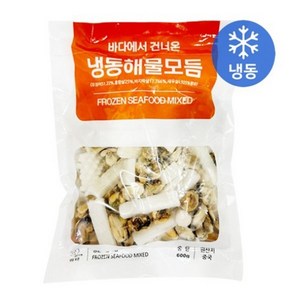 아토무역 간편조리 손질한 냉동 해물모듬 해물믹스, 10개, 600g