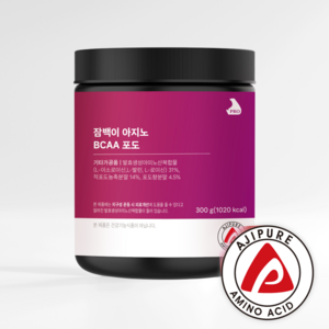 잠백이 아지노 BCAA 아미노산 포도, 1개, 300g