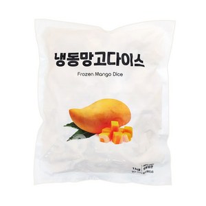 이안 냉동망고 다이스 1kg / 베트남산, 5개