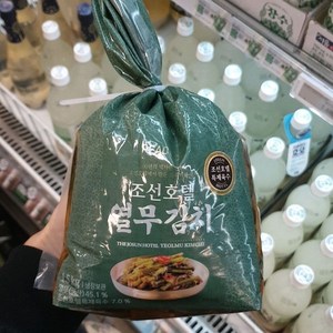 피코크 조선호텔 열무김치, 아이스박스 포장, 1개, 1.5kg