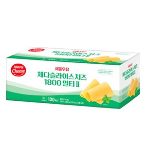 서울우유 체다슬라이스치즈 멀티2 1800g, 1.8kg, 1개