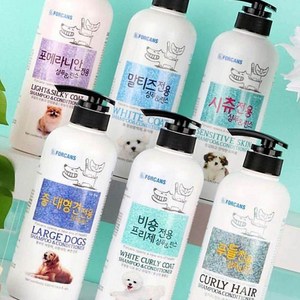 레써니 포메라니안 샴푸 린스 550ML 목욕용품 향좋은 애견 지냄새제거