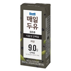 매일두유 검은콩, 190ml, 24개