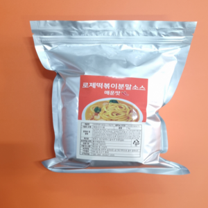 정푸드 떡볶이소스 로제매운맛, 1개, 1kg