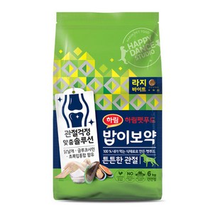 밥이보약 DOG 튼튼한관절 라지바이트 6kg, 뼈/관절강화, 1개