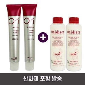 아모스 염색약 칼라제닉 트루싱크 S 80ml x2개 산화제포함, Basic 10.0 황갈색(신형색상표기-내추럴), 2개