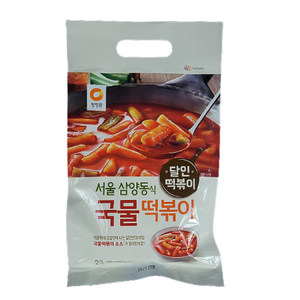 청정원 국물 떡볶이, 380g, 5개