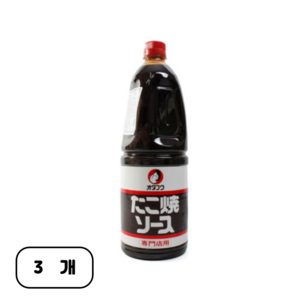 타코야키소스 오타후쿠2.1KG 타코야끼 만들기, 2.1kg, 3개