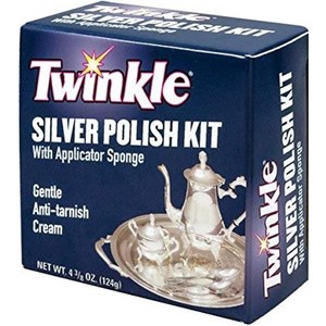 4.4온스(2팩) 트윙클 실버 폴리쉬 키트 2팩(124g) 4.4 Ounce (Pack of 2) Twinkle Silver Polish Kit 2 Pack(124g), 1개, 기타