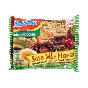 인도네시아 라면 고기국수맛 소토미 75g / Indomie Soto mie Noodle, 1개