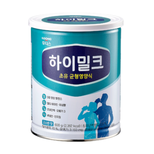 일동후디스 하이밀크 초유 균형영양식 성인분유, 2개, 600g