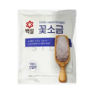 백설 꽃소금, 500g, 1개