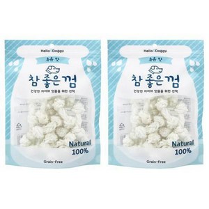 헬로도기 강아지 참좋은껌 실타래 S 18p, 우유맛, 135g, 2개