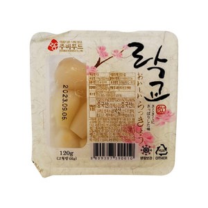 씨푸드몰 락교 오이시 락교 120g, 1개