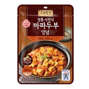 오뚜기 오늘밥상 정통 사천식 마파두부 양념, 1개, 130g