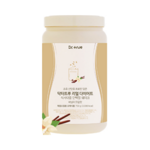 닥터트루 맛있는 단백질 쉐이크 다이어트 식사대용 초유 산양유 프로틴 스키니바닐라맛 750g, 1개