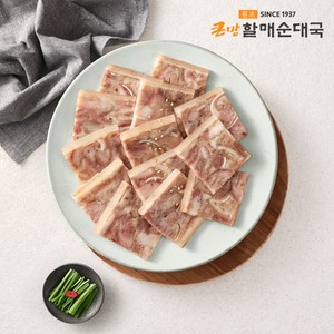 큰맘할매순대국 두툼하고 쫄깃한 편육, 3개, 200g