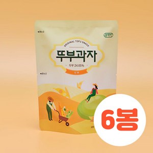 쿠키아 더 오리지널 뚜부과자, 50g, 6개