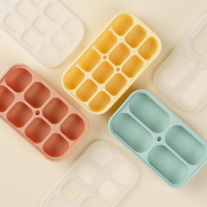 아키움 실리콘 이유식 똑딱 큐브 삼중밀폐 이유식용기 이유식큐브 보관용기, 1개, 인디핑크, 30ml