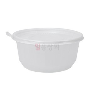 [ILYONG] 면용기 JB 057 185파이 1500ml 300세트 반투명, 300개, 1세트