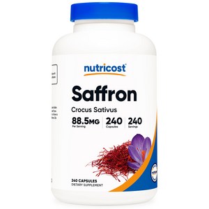 뉴트리코스트 Saffon 샤프란 추출물 88.5mg 240캡슐, 240회분, 1개