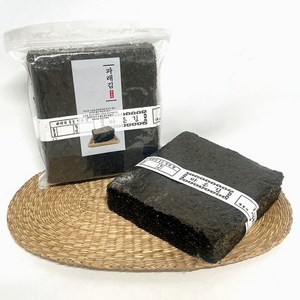 울돌목 맛좋은 완도산 파래김 100장 지퍼백포장, 1개, 200g(100개입)