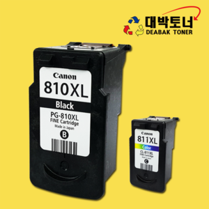 PG-810 / CL-811 / PG-810XL / CL-811XL SUPER 캐논 재생잉크, 1개, 검정