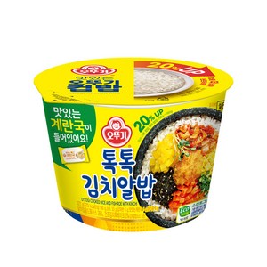 오뚜기 컵밥 톡톡김치알밥 (+계란국이 추가되었어요!), 227g, 6개