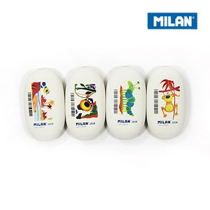 MILAN 밀란 1016 캐릭터 지우개, 1세트