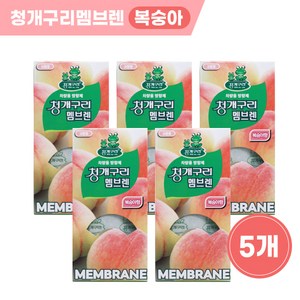 청개구리 멤브렌 방향제 복숭아 x5개, 5개