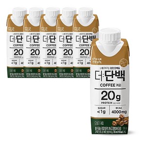 빙그레 더단백 드링크 커피 /단백질 음료, 250ml, 6개