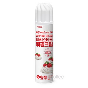 서울우유 바리스타즈 휘핑크림 500g 스프레이형, 4개