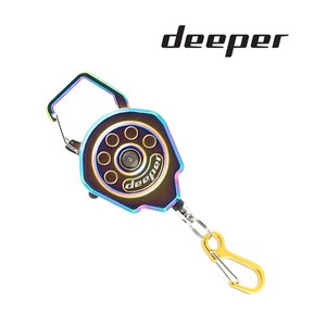 deepe 디퍼 프리덤 핀온릴 고정형 핀형 FREEDOM TETHER 티타늄, 블랙, 1개