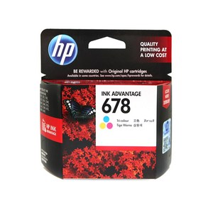 HP NO.678 정품잉크 CZ108AA HP3545 HP2645 HP4645, 컬러(CZ10&AA), 2개