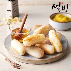 설빙 구워먹는 한입 쏙 치즈 가래떡 500g, 3개