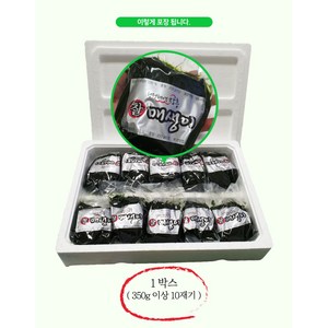 장흥 찰매생이 3가지구성 개별 진공포장, 10개, 350g